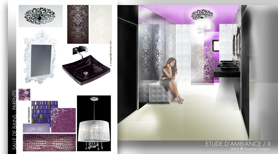 sdb violette noire